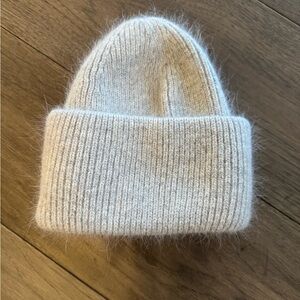 Cozy Light Gray Knit Beanie